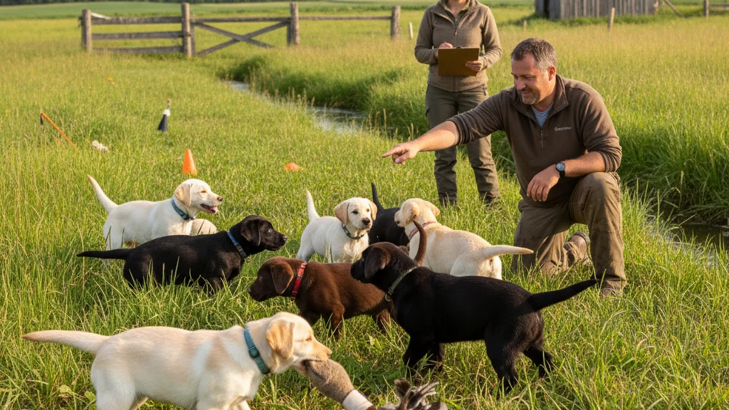 Berry Creek Labs & Cockers | Hunting Labrador Retrievers: Selecting Puppies from Field-Bred Lines Hunting Labrador Retrievers — berrycreeklabs hunting labrador puppies content